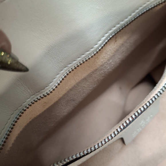 Gucci Dionysus medium web stripe top handle white red blue leather crossbody - Picture 8 of 12